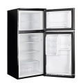 Двухдверный мини-холодильник с верхней морозильной камерой для гостиницы / домашний мини-холодильник с usd